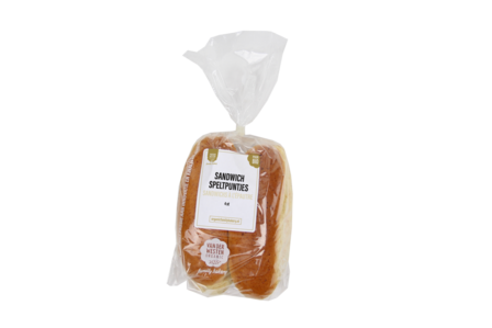 bruin spelt sandwichpuntje