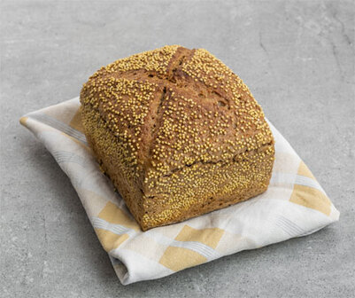Kiezelbrood Spelt Gierst desem
