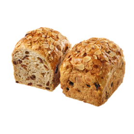 Noten rozijnenbroodje Bio